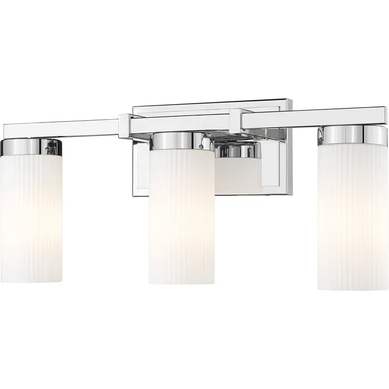 Danica 3 Light 20.5 inch Chrome Bath Vanity Light Wall Light