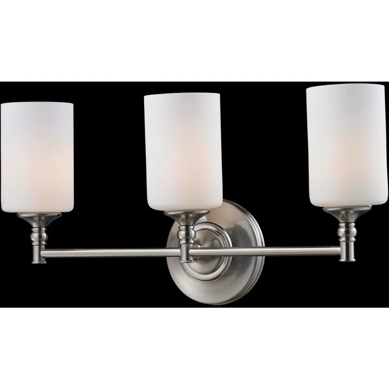 Cannondale 3 Light 22 inch Brushed Nickel Vanity Wall Light