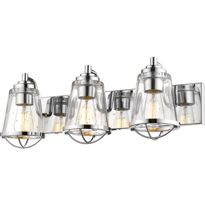 Mariner 3 Light 24 inch Chrome Vanity Wall Light