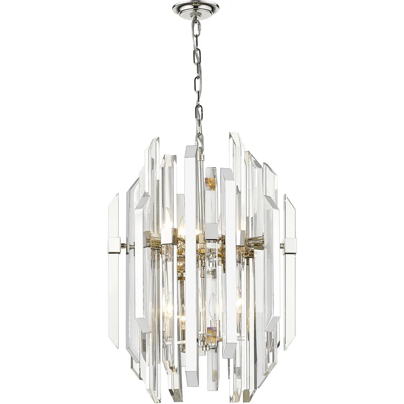 Bova 9 Light 20 inch Polished Nickel Chandelier Ceiling Light