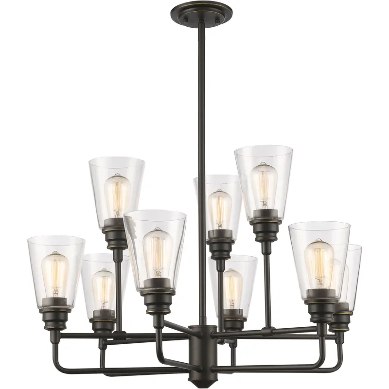 Annora 9 Light 29 inch Olde Bronze Chandelier Ceiling Light