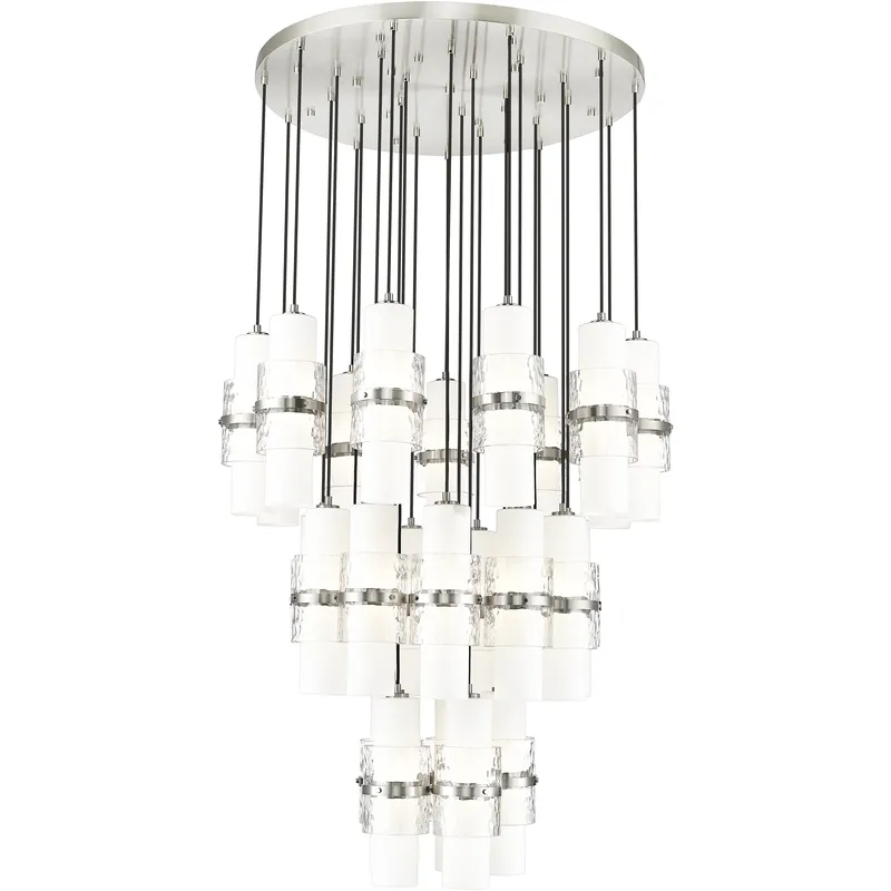 Cayden 27 Light 36 inch Brushed Nickel Chandelier Ceiling Light