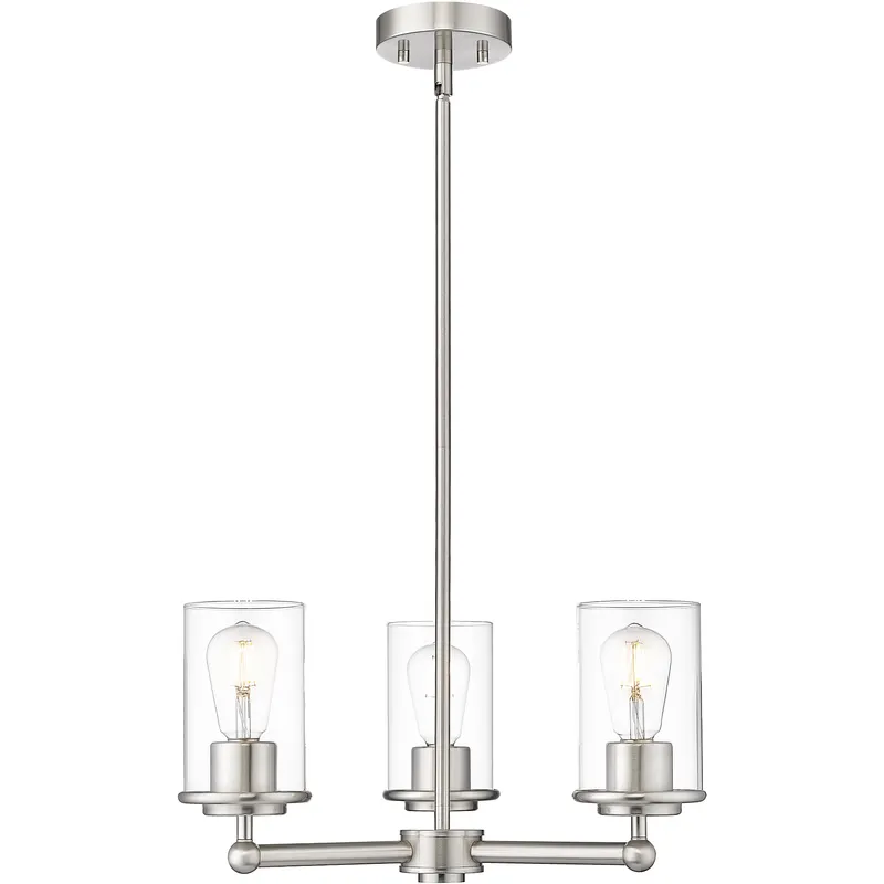 Thayer 3 Light 19 inch Brushed Nickel Chandelier Ceiling Light