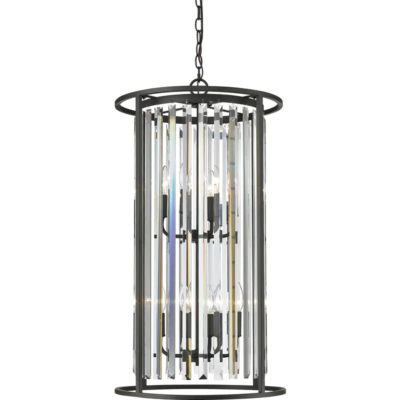 Monarch 8 Light 17 inch Bronze Chandelier Ceiling Light in 20.6