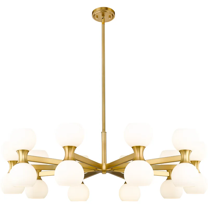 Artemis 20 Light 42 inch Modern Gold Chandelier Ceiling Light