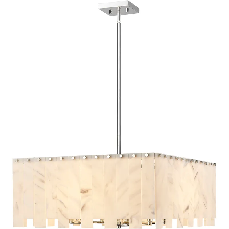 Viviana 8 Light 26 inch Polished Nickel Chandelier Ceiling Light
