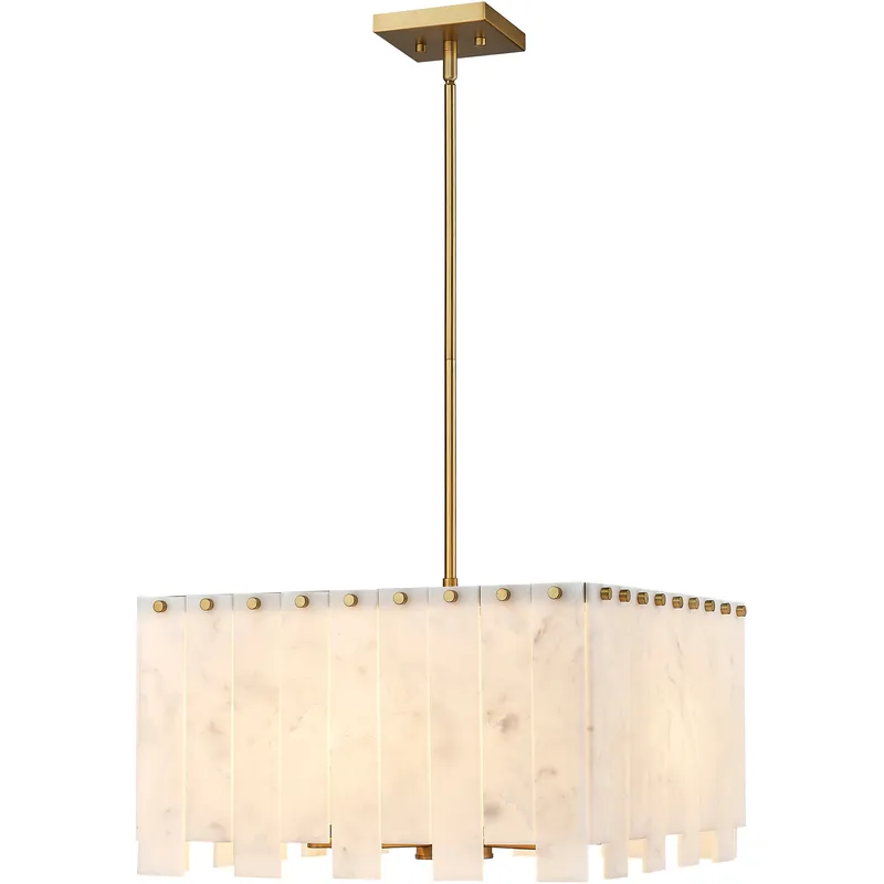 Viviana 8 Light 19.75 inch Rubbed Brass Chandelier Ceiling Light
