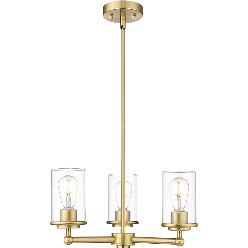 Thayer 3 Light 19 inch Luxe Gold Chandelier Ceiling Light