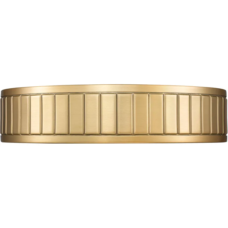 Madison LED 12.5 inch Modern Gold Flush Mount Ceiling Light