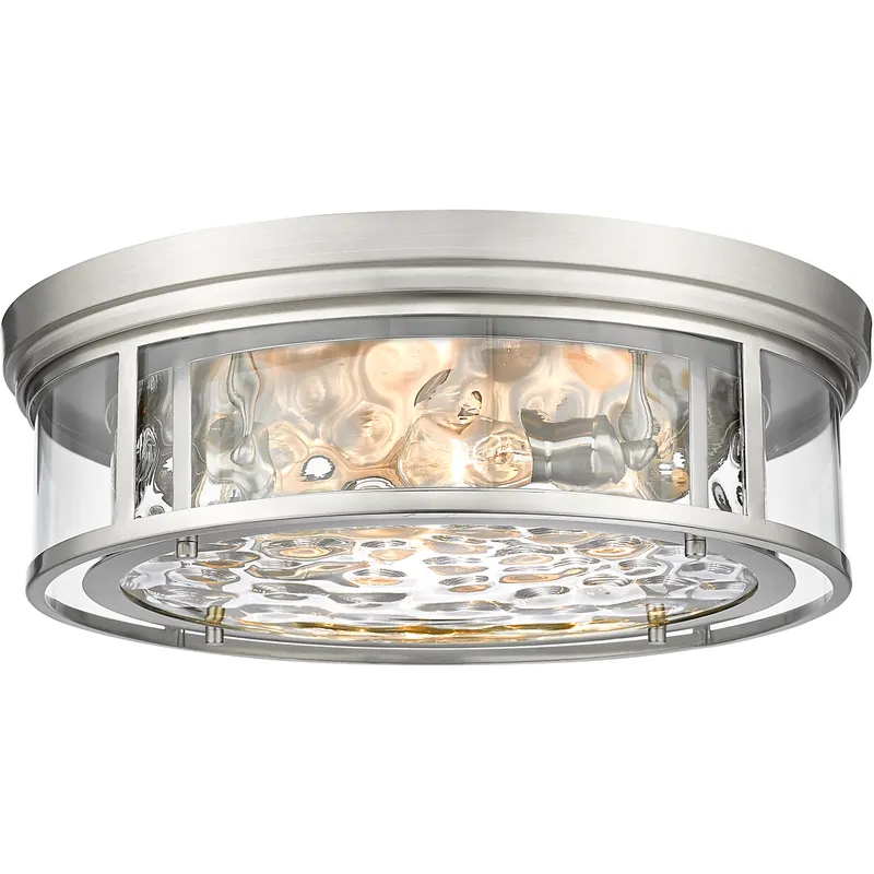 Clarion 4 Light 20.75 inch Brushed Nickel Flush Mount Ceiling Light
