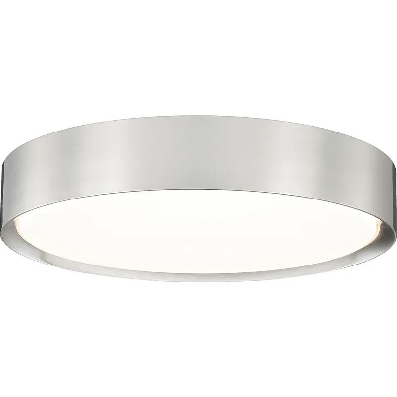 Kawan LED 16 inch Brushed Nickel Flush Mount Ceiling Light