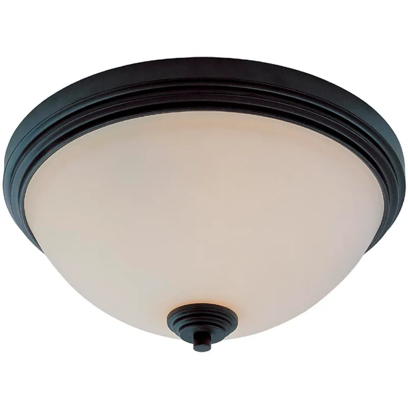 Chelsey 3 Light 14 inch Bronze Flush Mount Ceiling Light