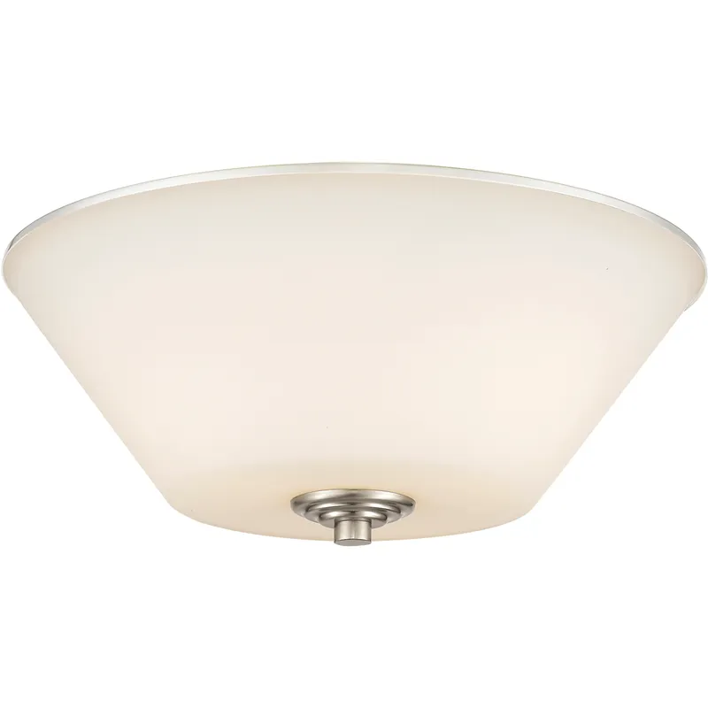 Jarra 3 Light 15 inch Brushed Nickel Flush Mount Ceiling Light