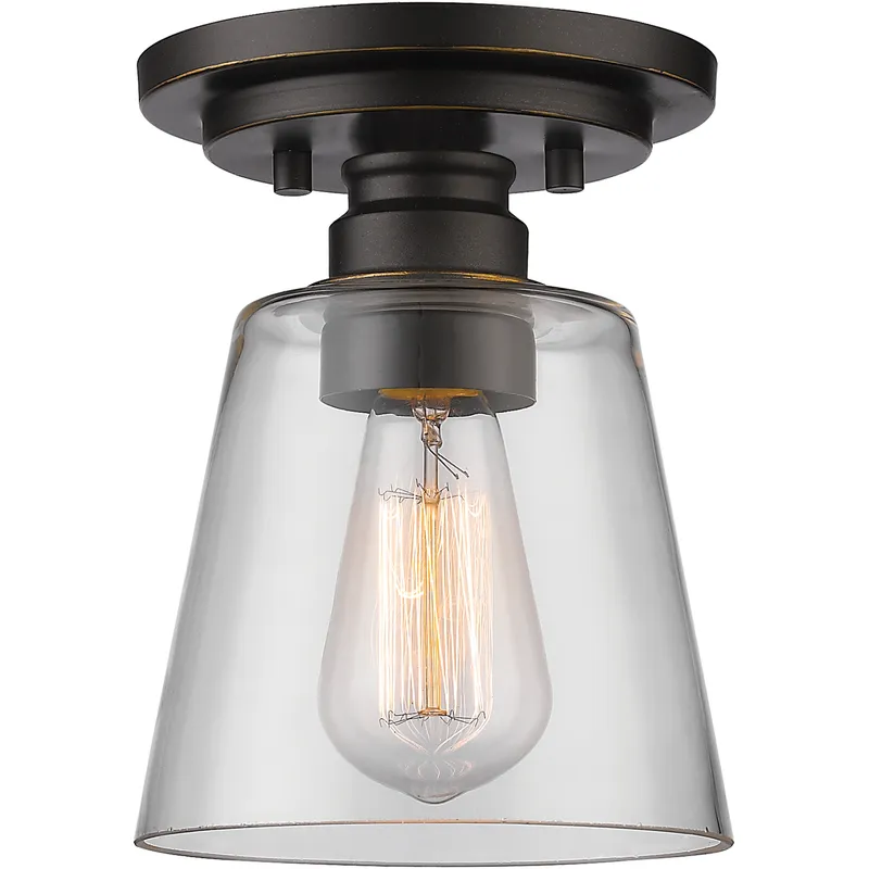 Annora 1 Light 7 inch Olde Bronze Flush Mount Ceiling Light