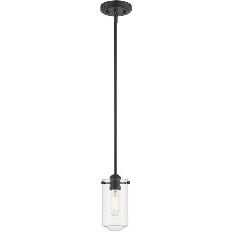Delaney 1 Light 4 inch Matte Black Pendant Ceiling Light