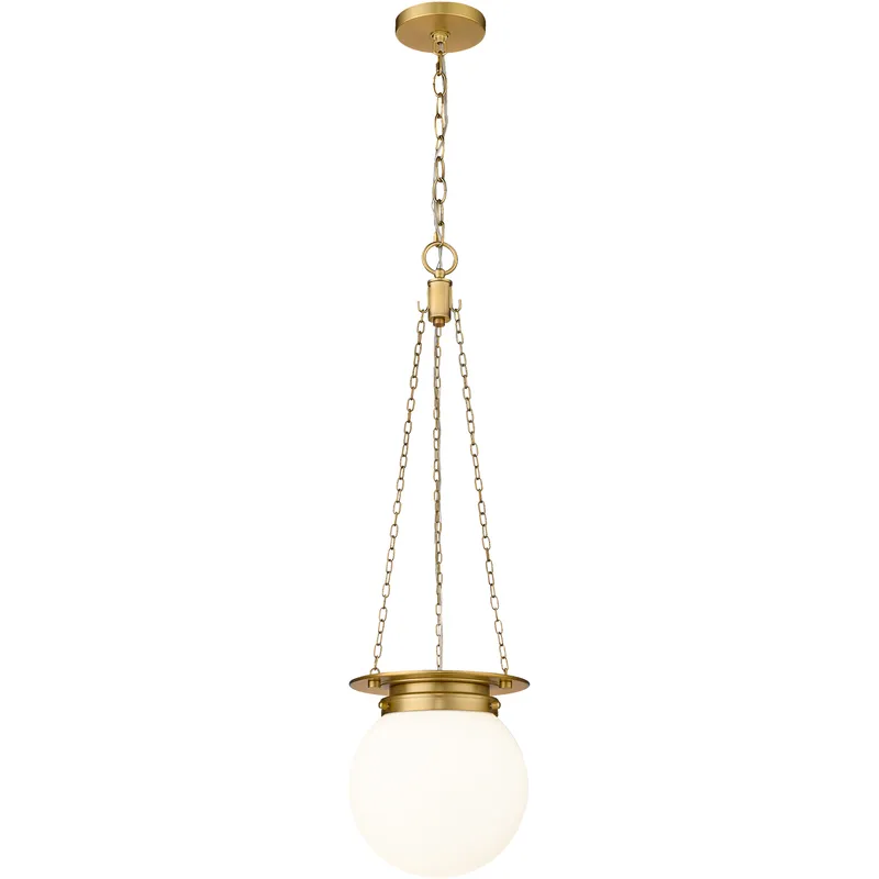 Calhoun 1 Light 9 inch Heritage Brass Pendant Ceiling Light