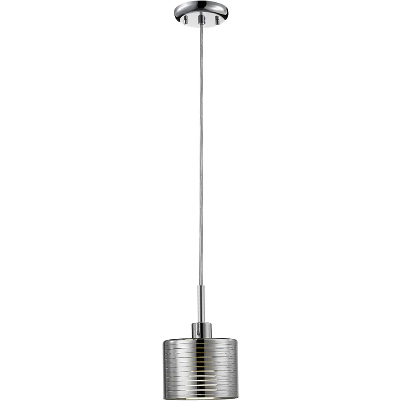 Sempter 1 Light 6.25 inch Chrome Pendant Ceiling Light