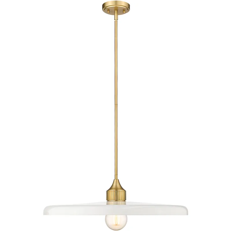 Paloma 1 Light 24 inch Olde Brass Pendant Ceiling Light in Oil Rubbed Bronze