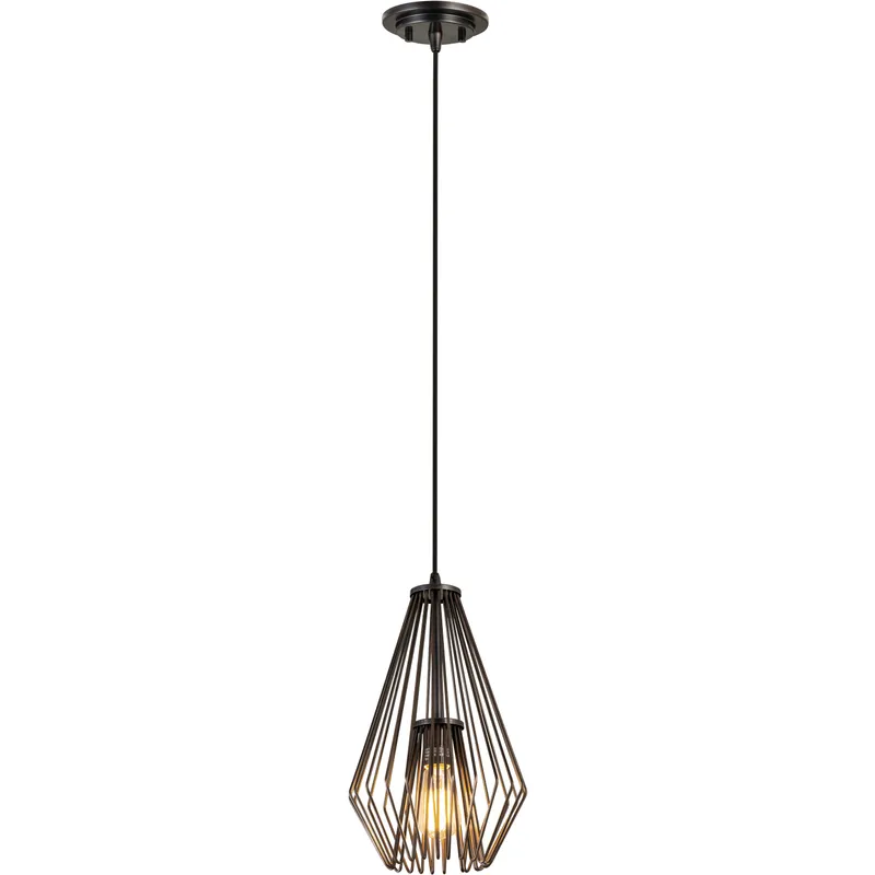 Quintus 1 Light 9.25 inch Plated Bronze Pendant Ceiling Light