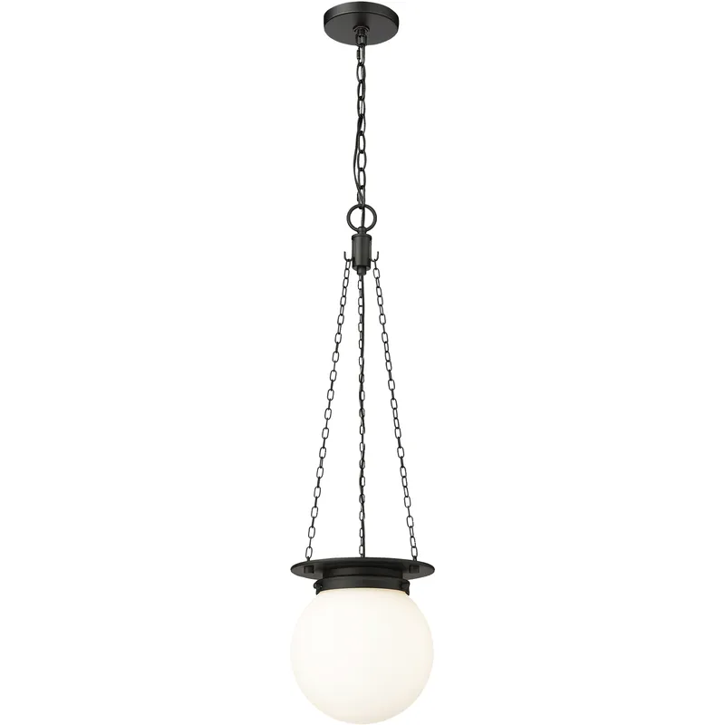 Calhoun 1 Light 9 inch Matte black Pendant Ceiling Light