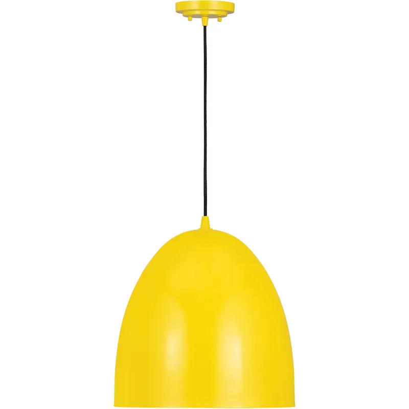 Z-Studio 3 Light 19 inch Yellow Pendant Ceiling Light