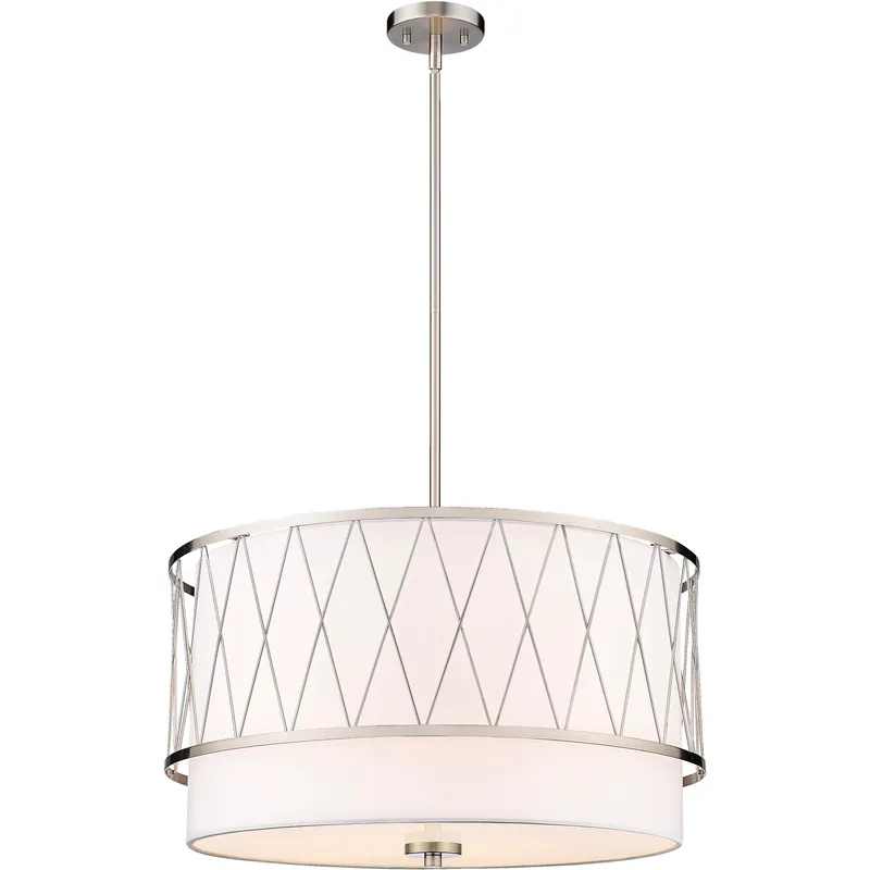 Dalton 4 Light 24 inch Brushed Nickel Pendant Ceiling Light