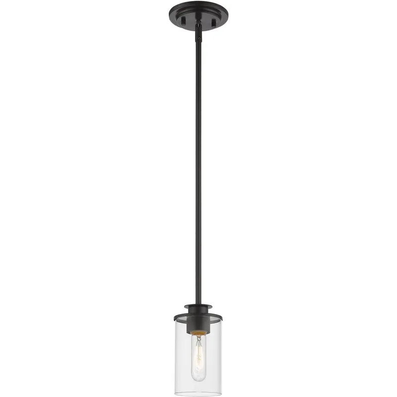 Savannah 1 Light 4.5 inch Bronze Pendant Ceiling Light