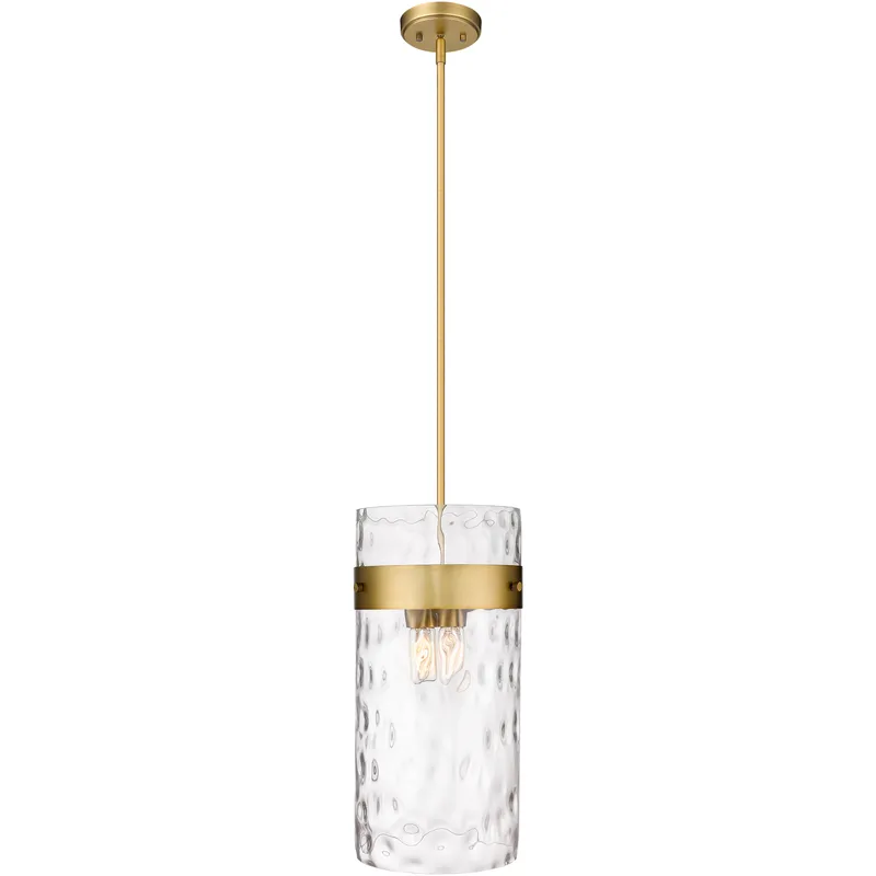 Fontaine 4 Light 13 inch Rubbed Brass Pendant Ceiling Light in Rubbed Bronze