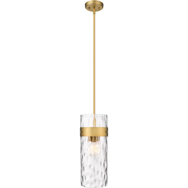 Fontaine 3 Light 9 inch Rubbed Brass Pendant Ceiling Light