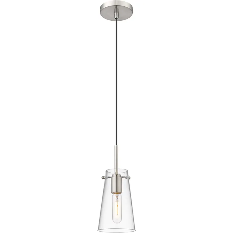 Kira 1 Light 5 inch Brushed Nickel Pendant Ceiling Light