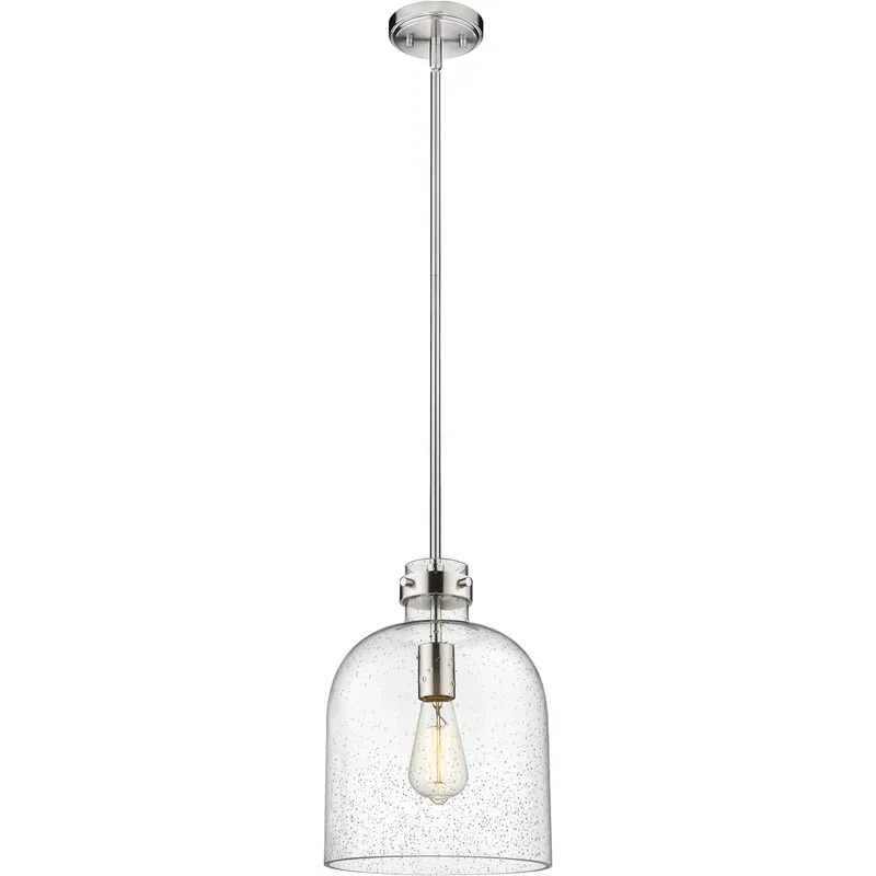 Pearson 1 Light 9.5 inch Brushed Nickel Pendant Ceiling Light