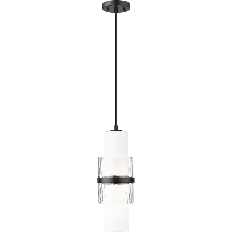 Cayden 1 Light 6.5 inch Matte Black Pendant Ceiling Light