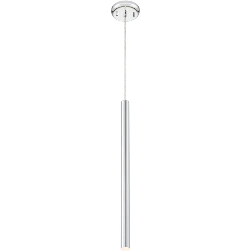 Forest LED 4.75 inch Chrome Pendant Ceiling Light in Chrome Steel
