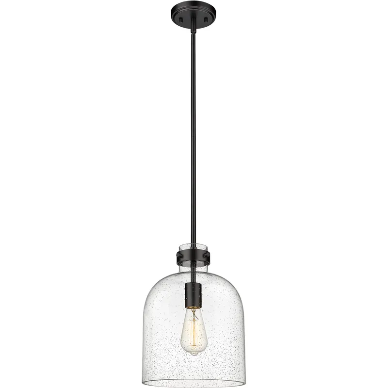 Pearson 1 Light 9.5 inch Matte Black Pendant Ceiling Light