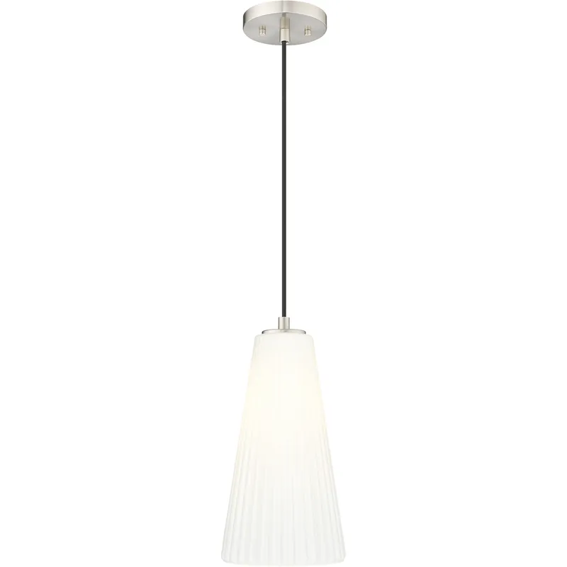 Farrell 1 Light 7.25 inch Brushed Nickel Pendant Ceiling Light
