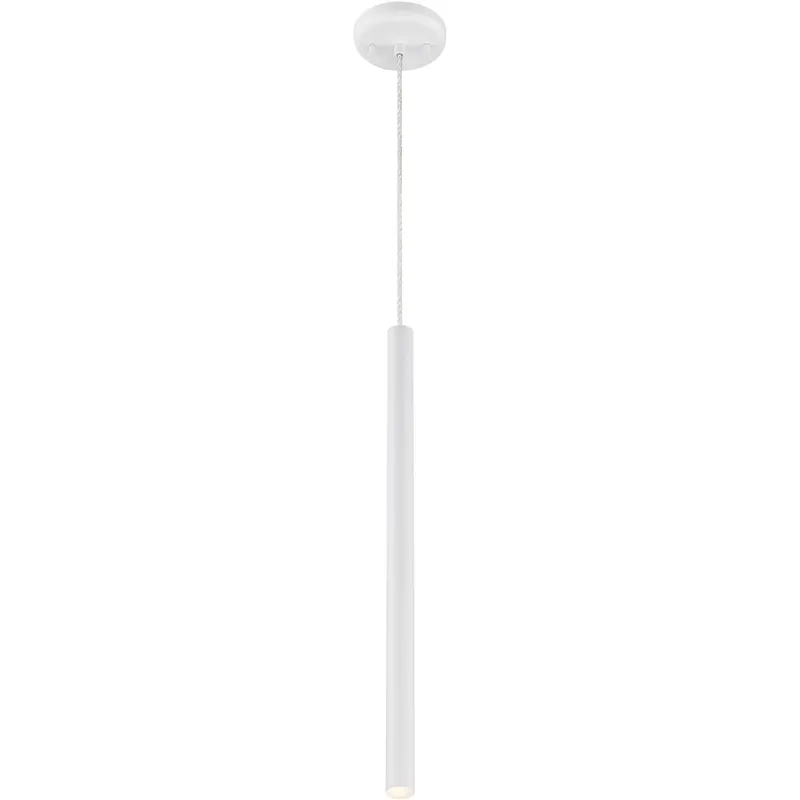 Forest LED 4.75 inch Matte White Pendant Ceiling Light in Matt white Steel