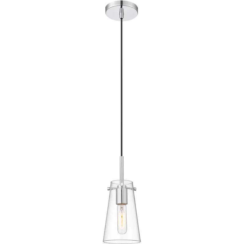 Kira 1 Light 5 inch Chrome Pendant Ceiling Light