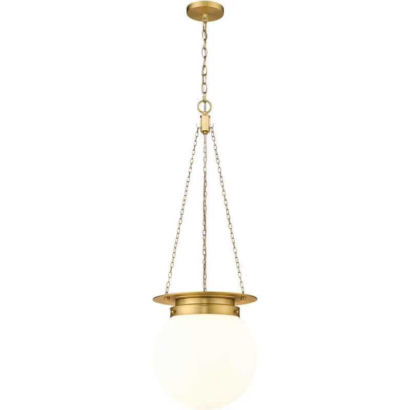 Calhoun 1 Light 13 inch Heritage Brass Pendant Ceiling Light