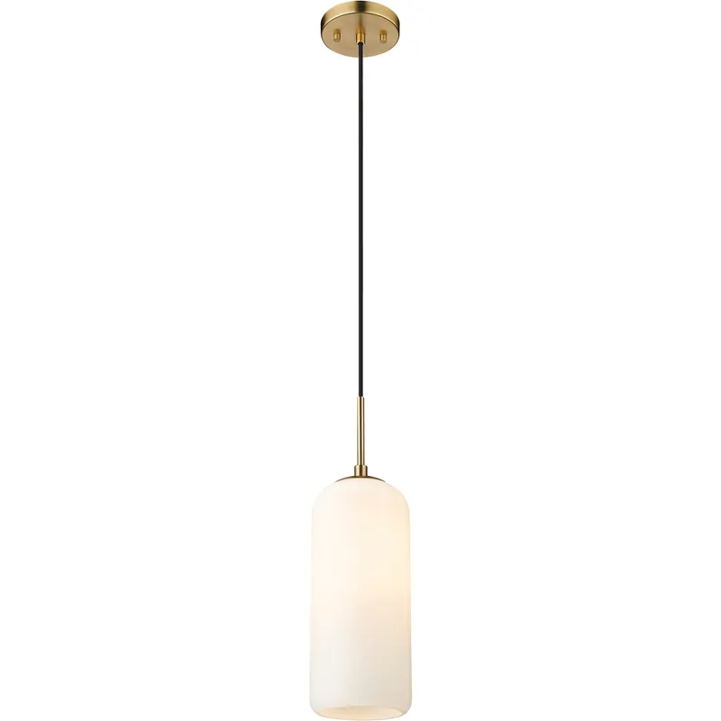 Monty 1 Light 5.25 inch Heritage Brass Pendant Ceiling Light