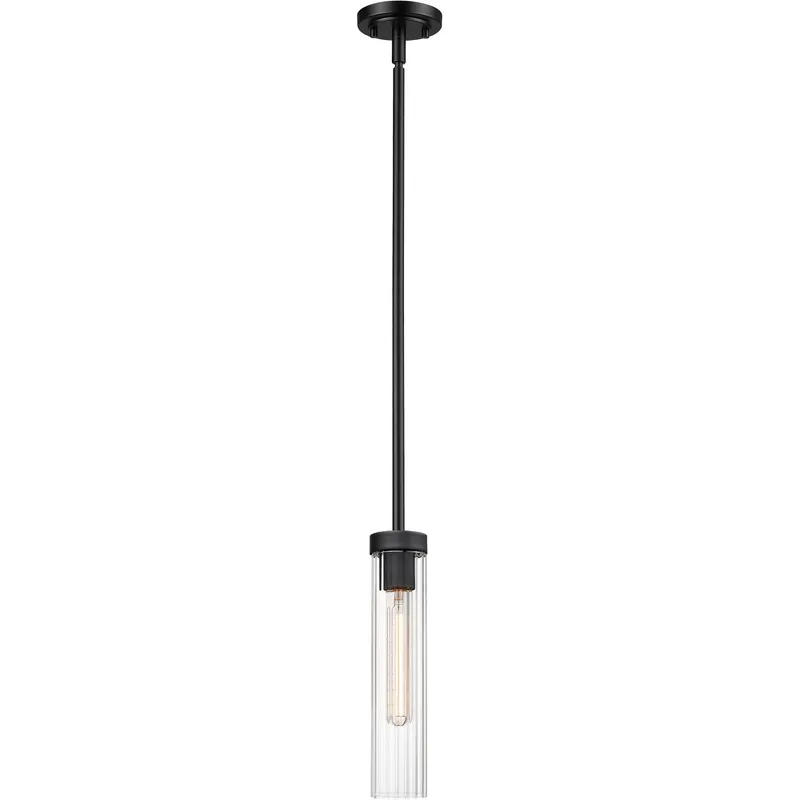 Beau 1 Light 4.75 inch Matte Black Pendant Ceiling Light