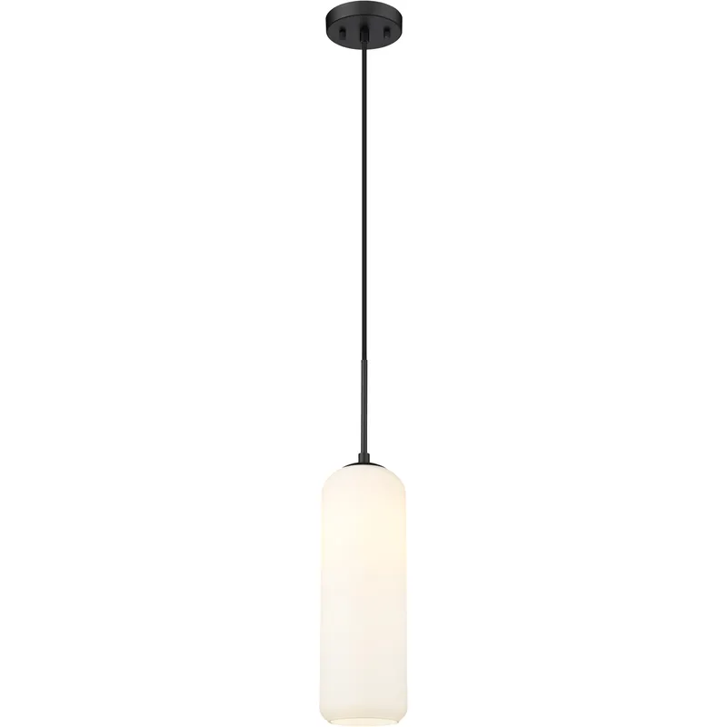 Monty 1 Light 5.25 inch Matte Black Pendant Ceiling Light
