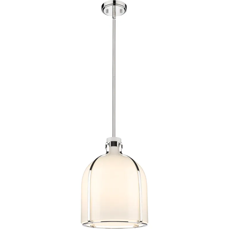 Pearson 1 Light 12.25 inch Polished Nickel Pendant Ceiling Light