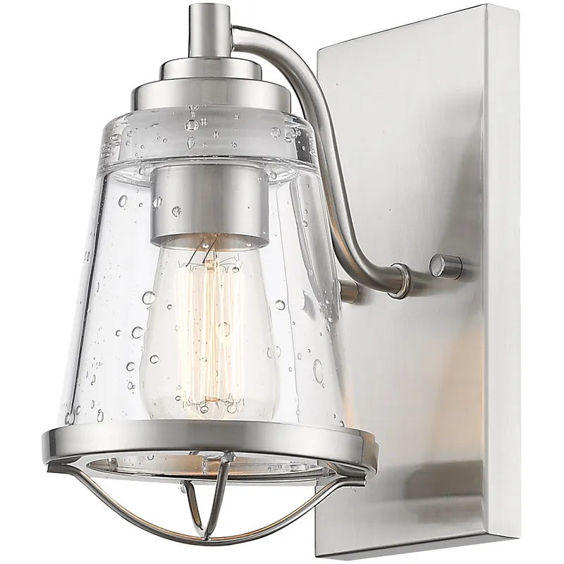 Mariner 1 Light 5.5 inch Brushed Nickel Wall Sconce Wall Light