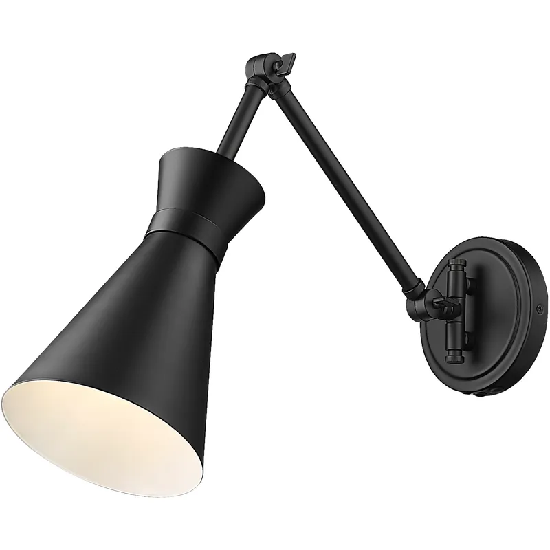 Soriano 1 Light 6.25 inch Matte Black Wall Sconce Wall Light
