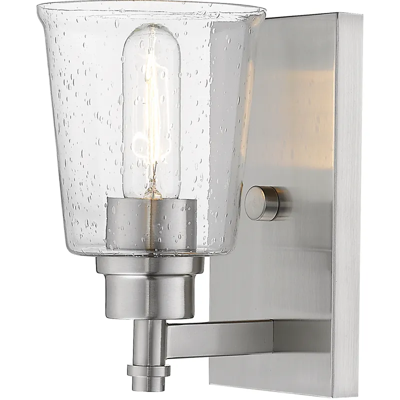 Bohin 1 Light 5 inch Brushed Nickel Wall Sconce Wall Light