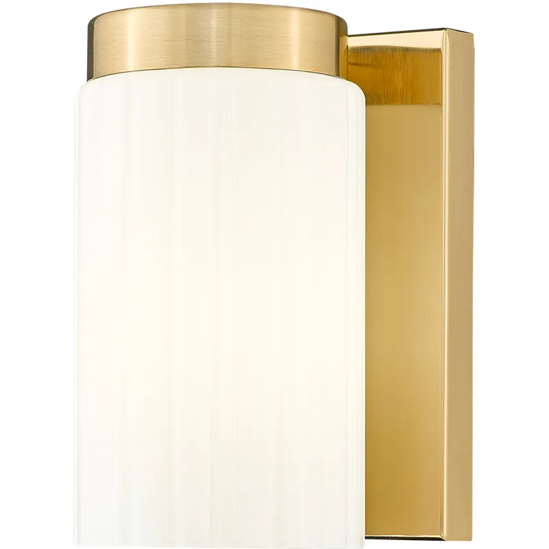 Burk 1 Light 4.25 inch Luxe Gold Wall Sconce Wall Light