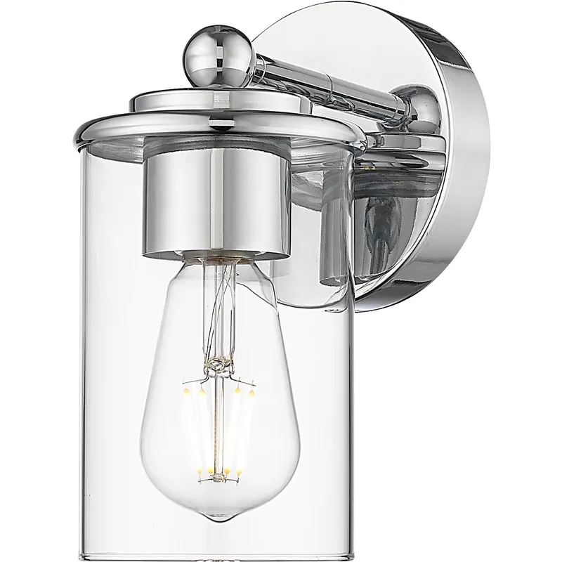 Thayer 1 Light 4.75 inch Chrome Wall Sconce Wall Light