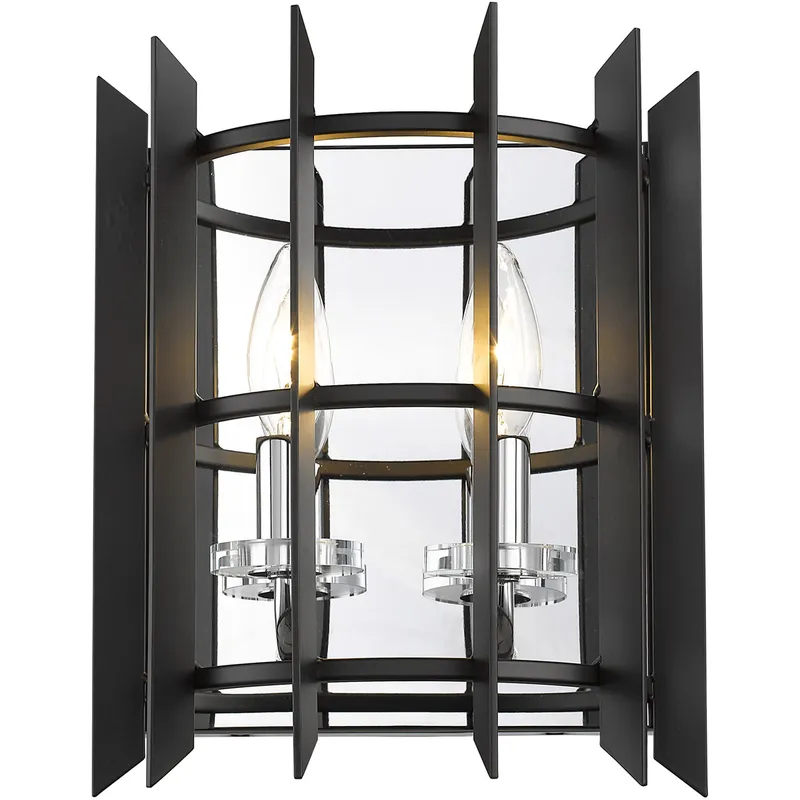 Haake 2 Light 9.12 inch Chrome Wall Sconce Wall Light