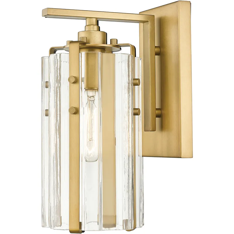 Alverton 1 Light 5.25 inch Rubbed Brass Wall Sconce Wall Light in Rubbed Bronze
