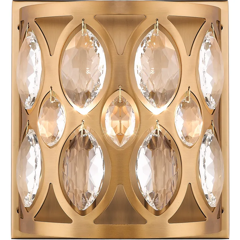 Dealey 2 Light 8.5 inch Heirloom Brass Wall Sconce Wall Light
